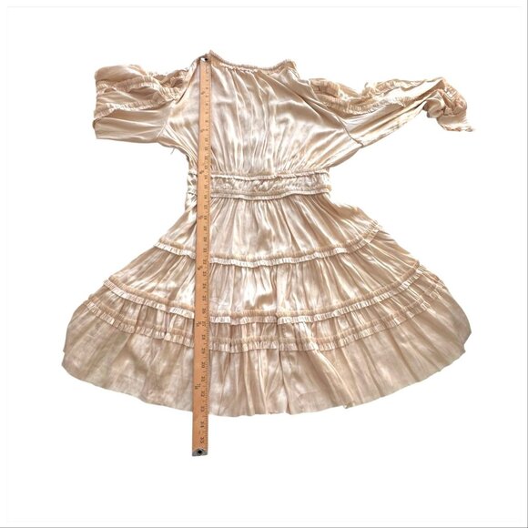 Ulla Johnson Gemma Plisse Mini Dress In Dawn, Size 6, New with Tag, $575 MSRP - Picture 15 of 16